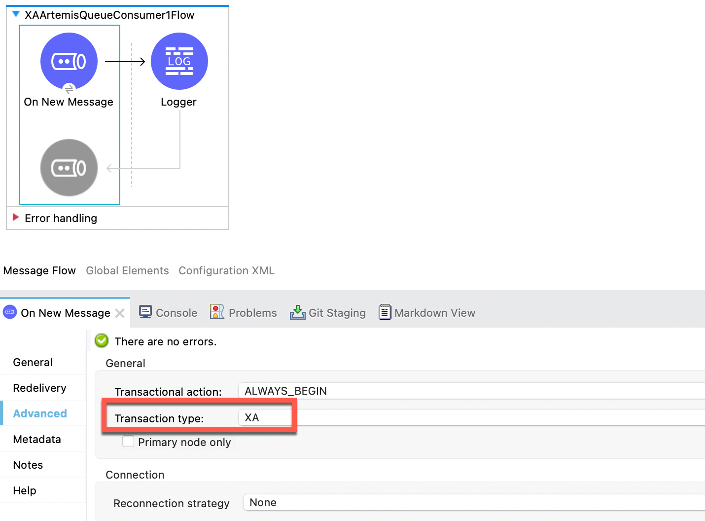 jms-connector-how-to-enable-xa-transaction-when-integrating-with